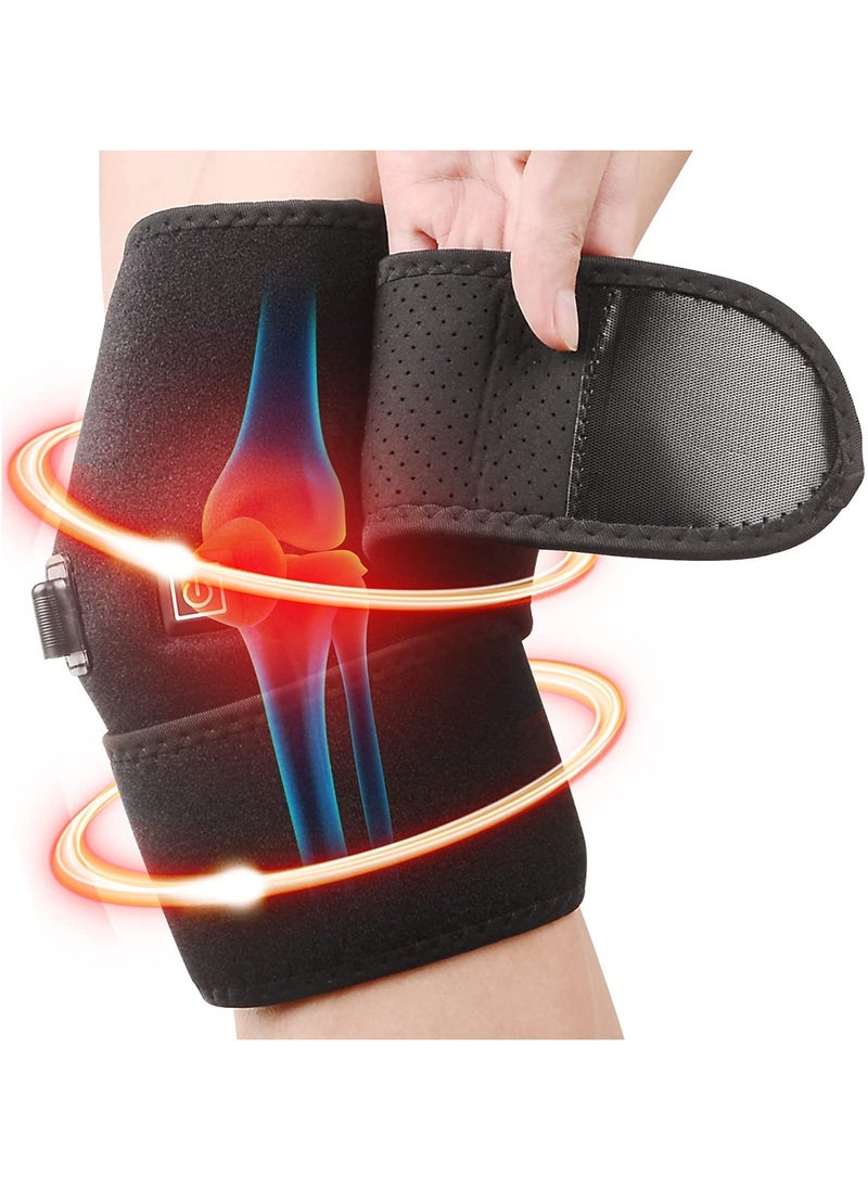 DubaiGallery - Electric Heated Knee Pad Warm Therapy Leg Wrap Belt Brace Arthritis Pain Relief - Image 1