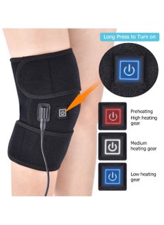 Electric Heated Knee Pad Warm Therapy Leg Wrap Belt Brace Arthritis Pain Relief