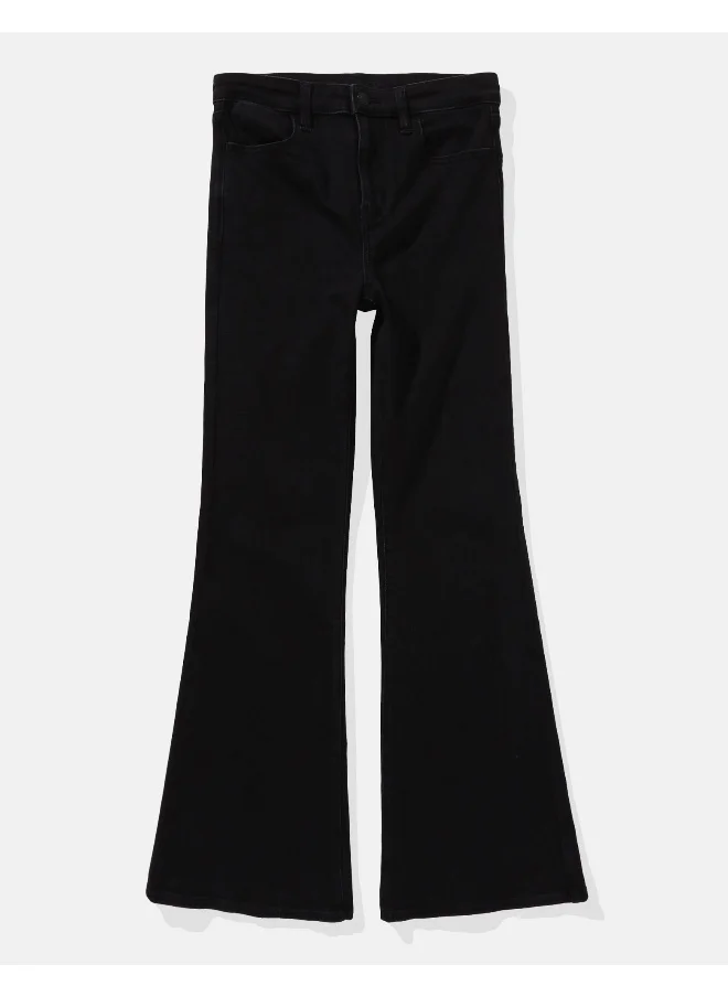 امريكان ايجل AE Next Level Super High-Waisted Flare Jean