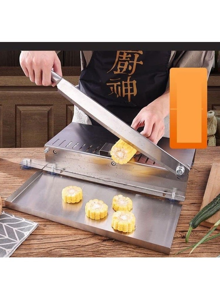 Manual Frozen Meat Slicer Household Stainless Steel Bone Cutting Slicing Machine Chicken Lamb Chops Ribs Herb Pastry Cutter For Home Cooking  - Image 2