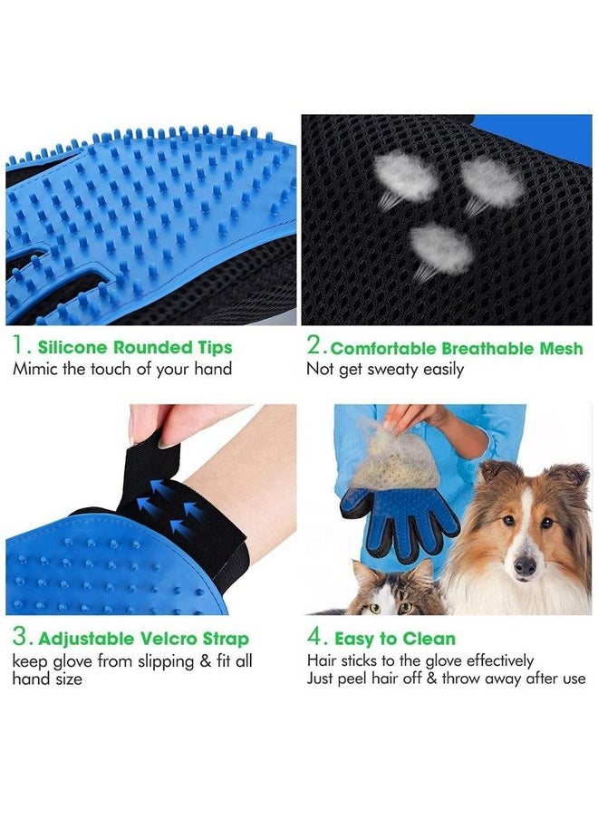 Sage Square Dogs Grooming Kit ? Pet Wipes For Dog, Nail Cutter, Glove For Dog, Puppy, Cat And Kitten ? 3 In 1 Dog Combo  - Image 3