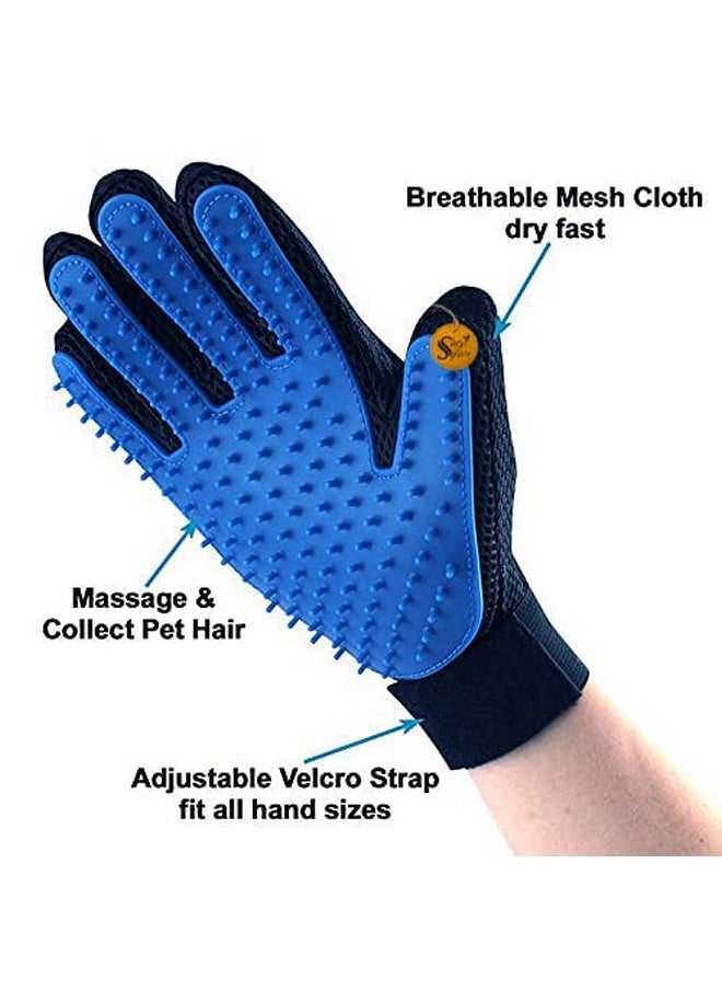 Sage Square Dogs Grooming Kit ? Pet Wipes For Dog, Nail Cutter, Glove For Dog, Puppy, Cat And Kitten ? 3 In 1 Dog Combo  - Image 5