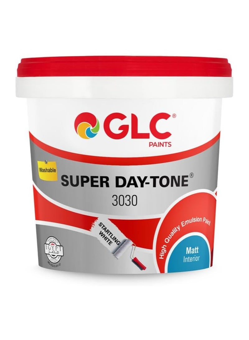 GLC Super Dayton 3030 white matte wall paint 5 kg - Image 2