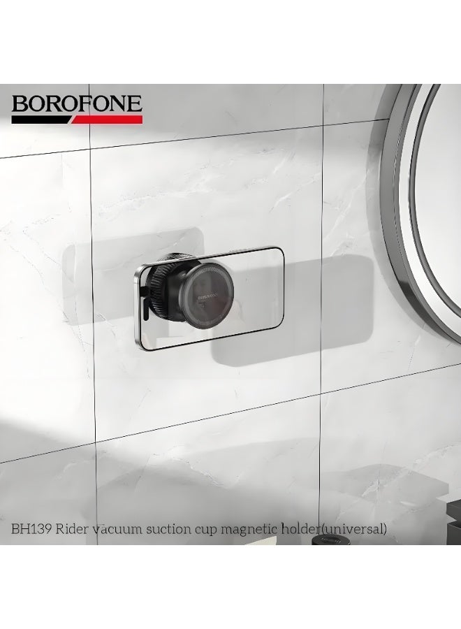 بوروفون حامل هاتف مغناطيسي للسيارة BOROFONE BH139 مزود بكوب شفط مفرغ من الهواء، قابل للتعديل بزاوية 360 درجة، مع امتصاص مغناطيسي قوي، ويمكن استخدامه بيد واحدة - Image 5