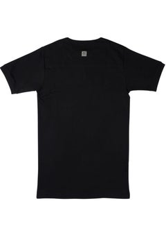 AWESOME STYLE GIFTS COTTON LUXE TEE MEN T-SHIRT BLACK  - Image 2