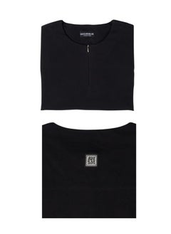 AWESOME STYLE GIFTS COTTON LUXE TEE MEN T-SHIRT BLACK  - Image 3