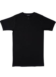 AWESOME STYLE GIFTS COTTON LUXE TEE MEN T-SHIRT BLACK  - Image 4