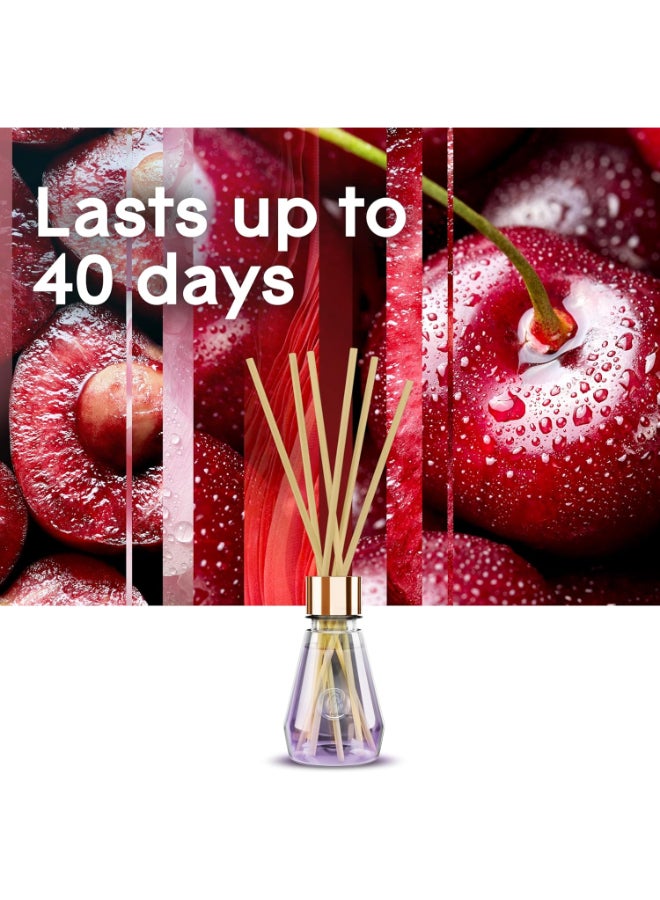 Glade Reed Diffuser, Cherry Bloom, Peony & Cherry & Wood, 100ml - Image 3