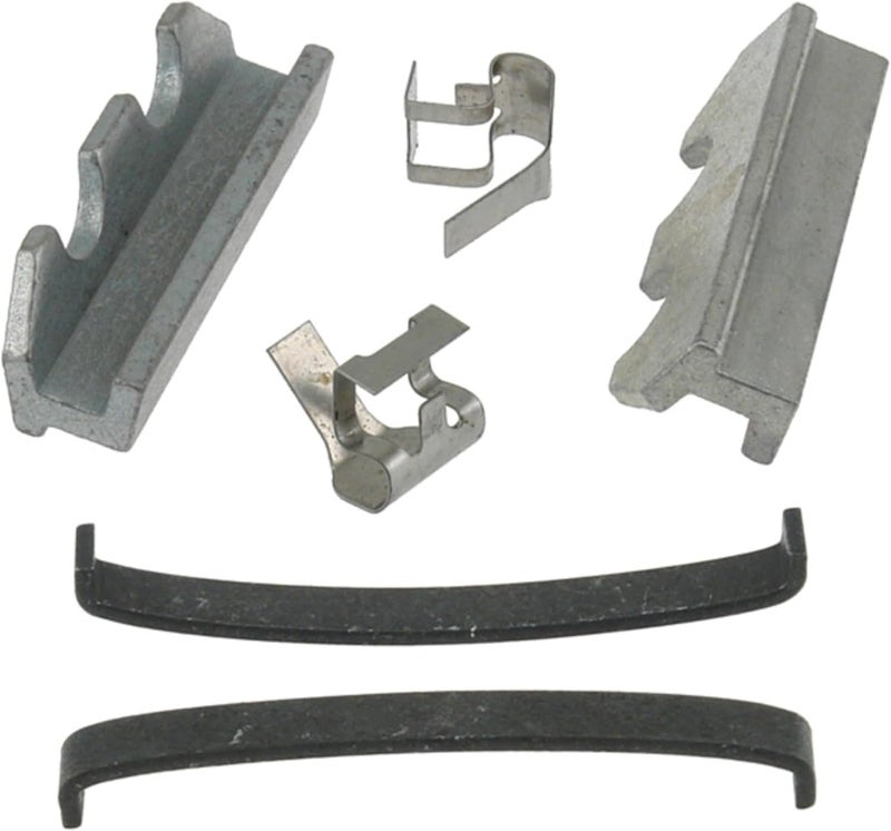 Professional 18K233X Front Disc Brake Caliper Hardware Kit with Clips, Springs, and Keys