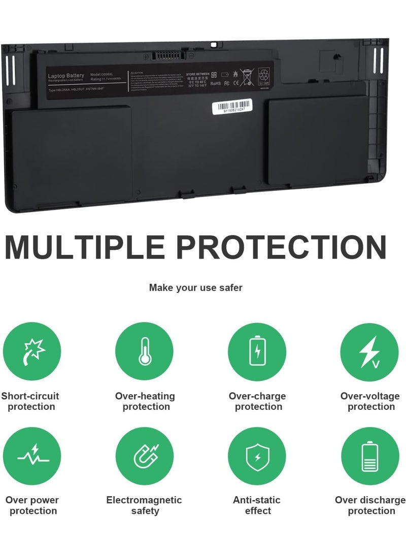 Replacement Laptop Battery, High Capacity Rechargeable Li-ion Battery Pack, Compatible with Select Convertible Tablet Laptop Devices, Stable Power Performance for Daily Use - Image 3