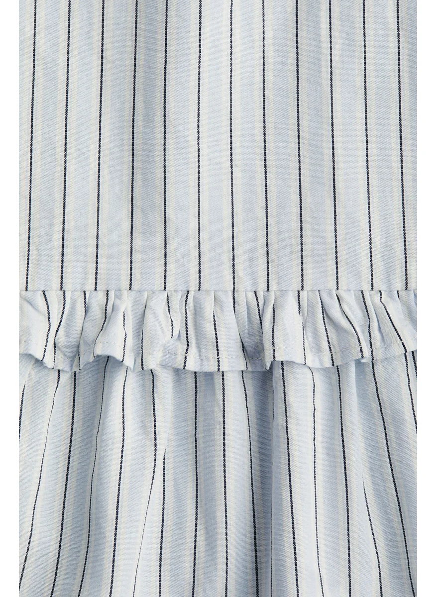 H&M Cotton Peplum Top