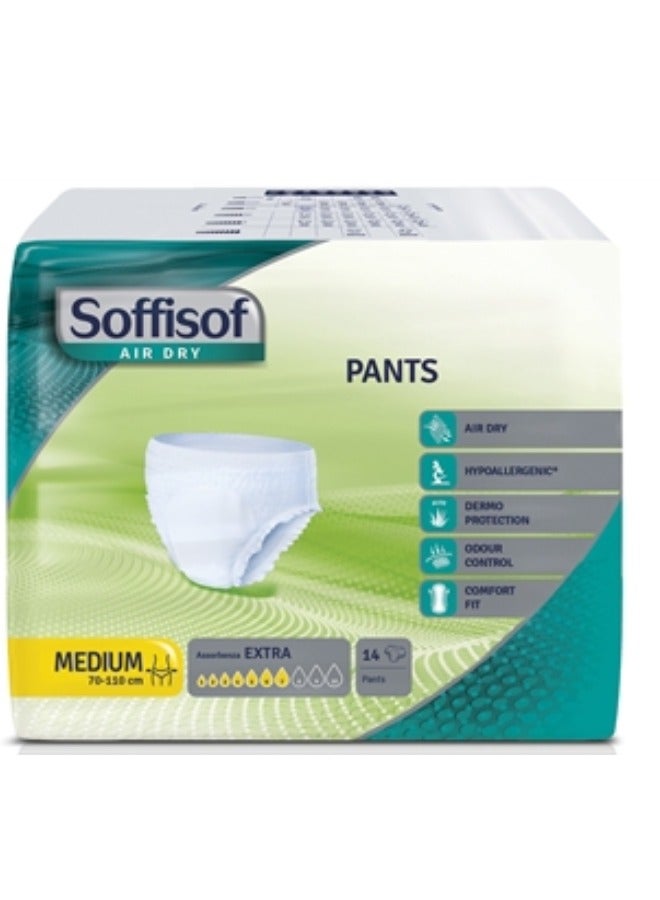 SOFFISOF Medical Panty Diapers 14 piece Size M 