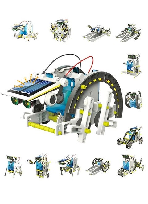 13 In 1 Solar Power Robots Creation Kit Science Toy, Age 8-12 Years