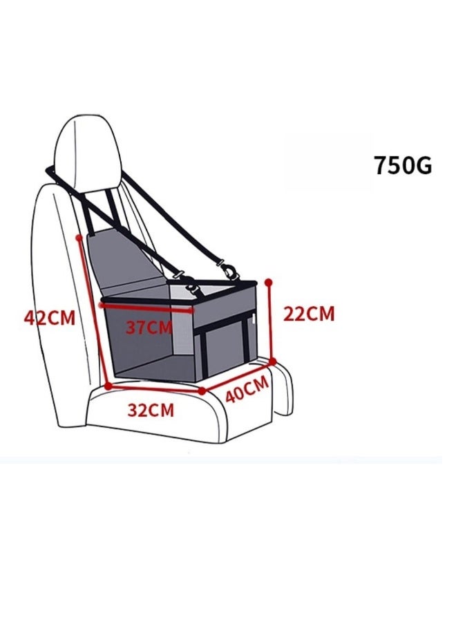 Generic Car floor mat pet (dog and cat) safety seat bag, car rear seat, special outdoor model, anti-fouling and waterproof car seat, pet nest bed  - Image 2