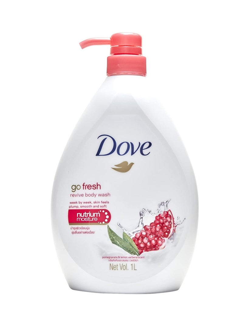 دوف غسول الجسم جو فريش برائحة الرمان والليمون  720 مل