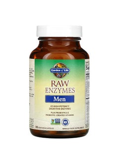 Garden of Life Garden of Life, RAW Enzymes, Men, 90 Vegetarian Capsules  - Image 3
