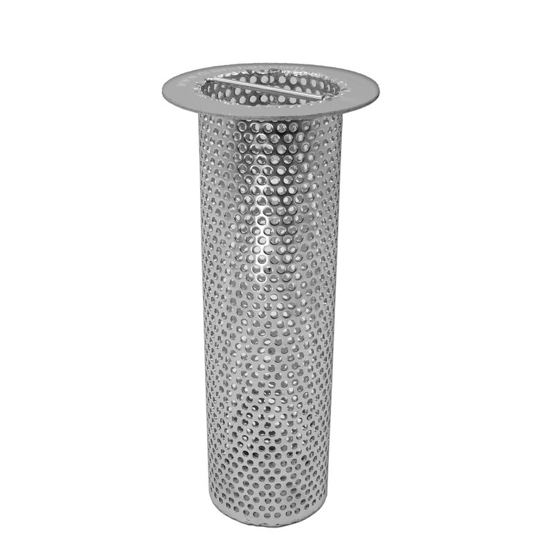 3 Commercial Floor Drain Strainer 6 Tall Perforated Stainless Steel