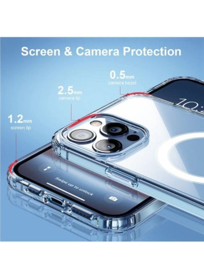 ACLIX - Magnetic Case for iPhone 14 ProMax Case [Non-Yellowing MagSafe] Shockproof Protective Phone Cover Slim Thin Clear for Apple iPhone 14 Pro Max - Image 1