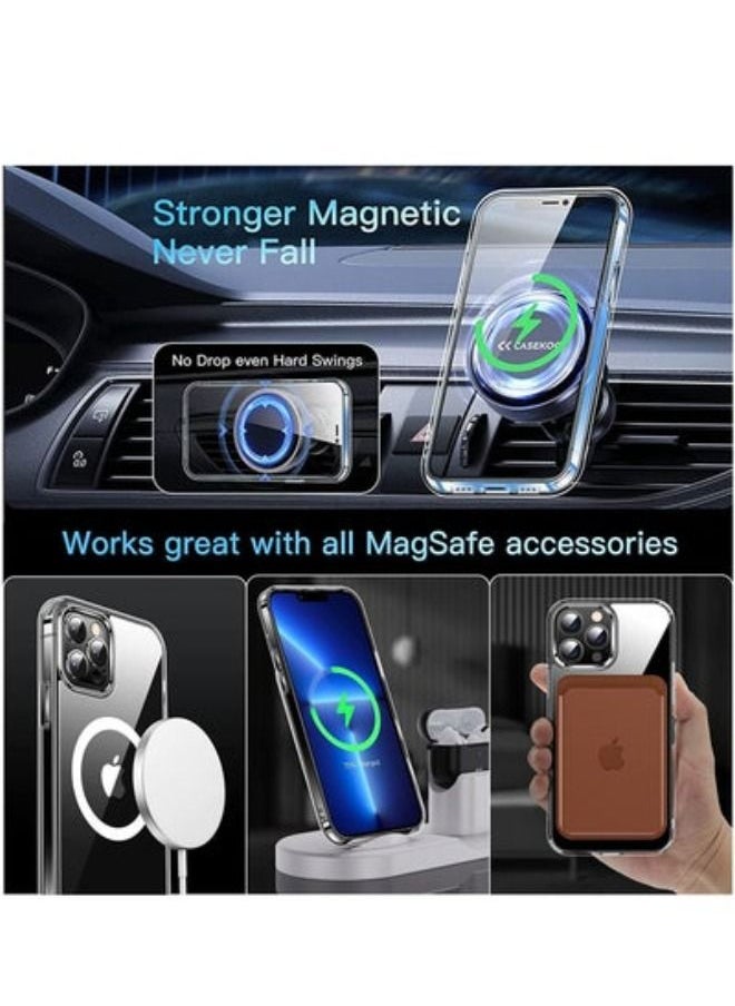 ACLIX - Magnetic Case for iPhone 14 ProMax Case [Non-Yellowing MagSafe] Shockproof Protective Phone Cover Slim Thin Clear for Apple iPhone 14 Pro Max - Image 1