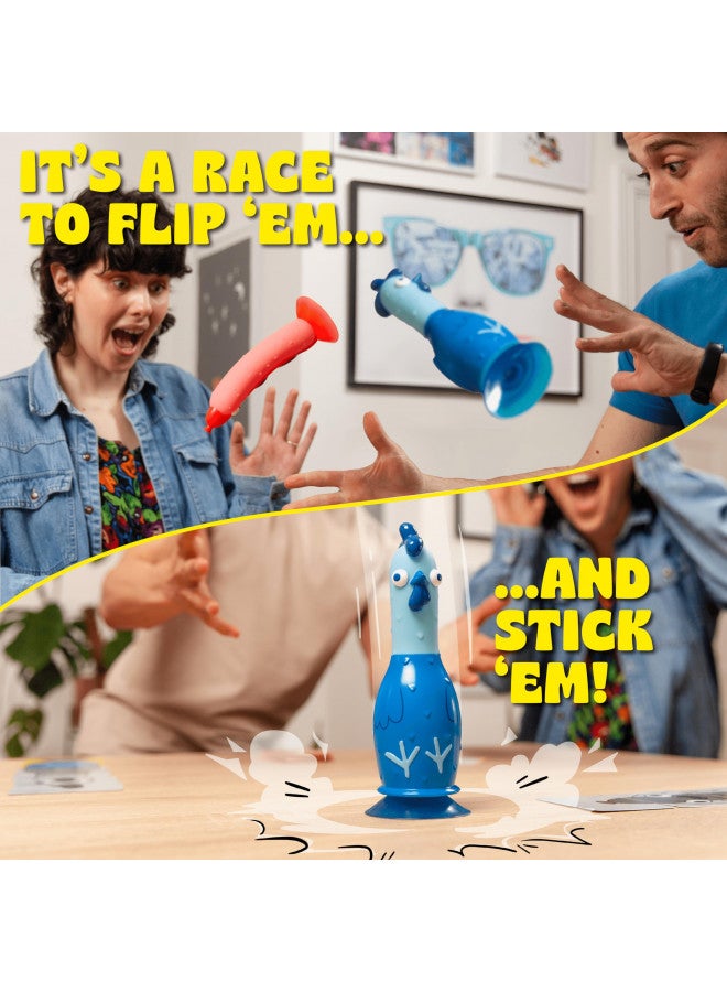 Big Potato Chicken vs Hotdog: The Ultimate Challenge Party Game for Flipping-Fun Families, Board Game for Game Nights - Image 4