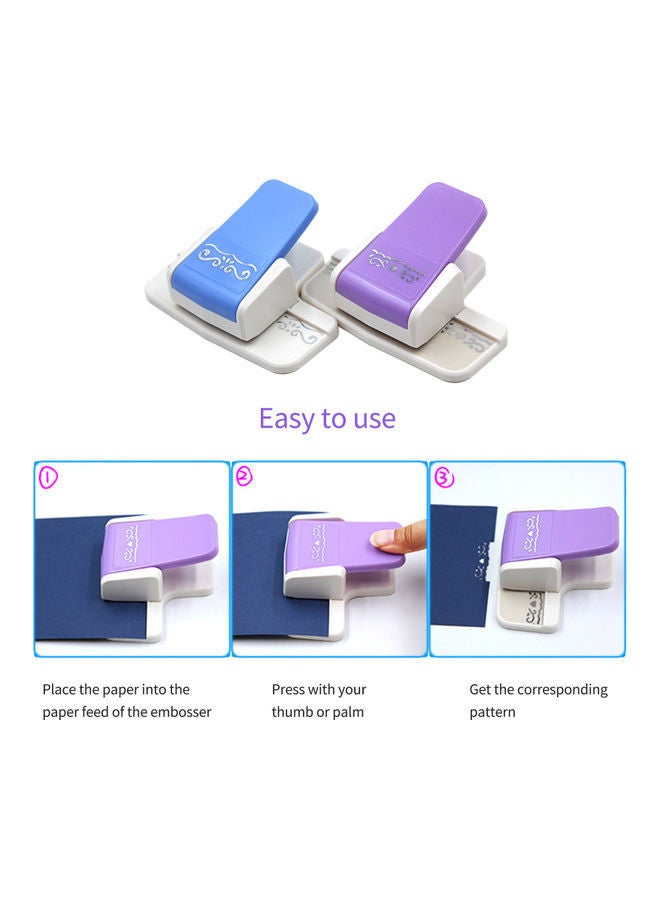 NIBEMINENT Edger Border Craft Punch Blue/White - Image 3