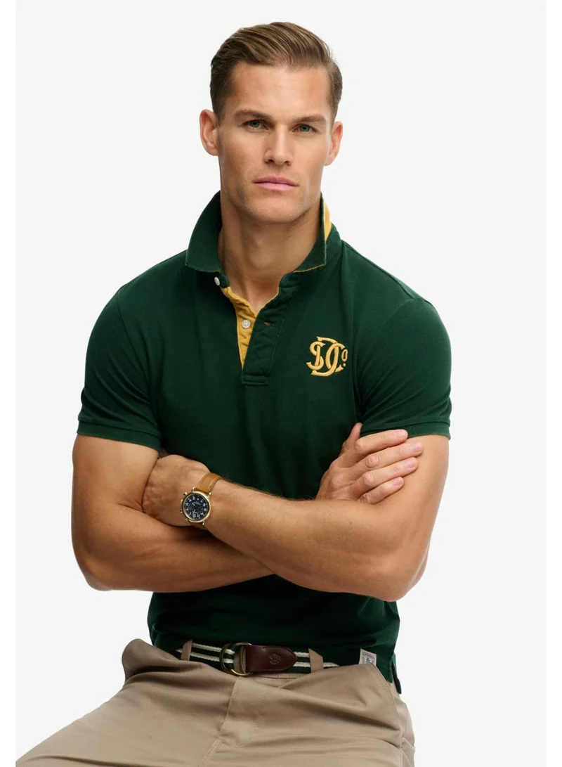 Superdry  Pique Monogram Polo Shirt for Men | Best Price UAE