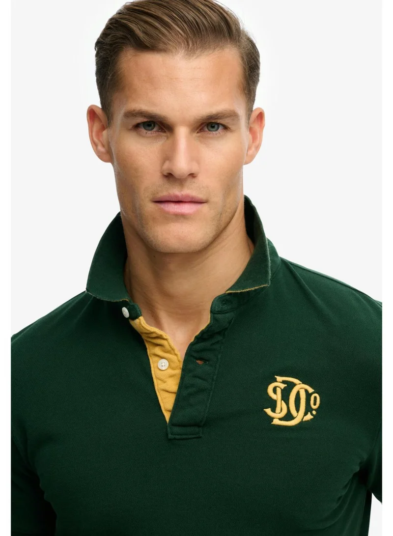 Superdry  Pique Monogram Polo Shirt for Men | Best Price UAE