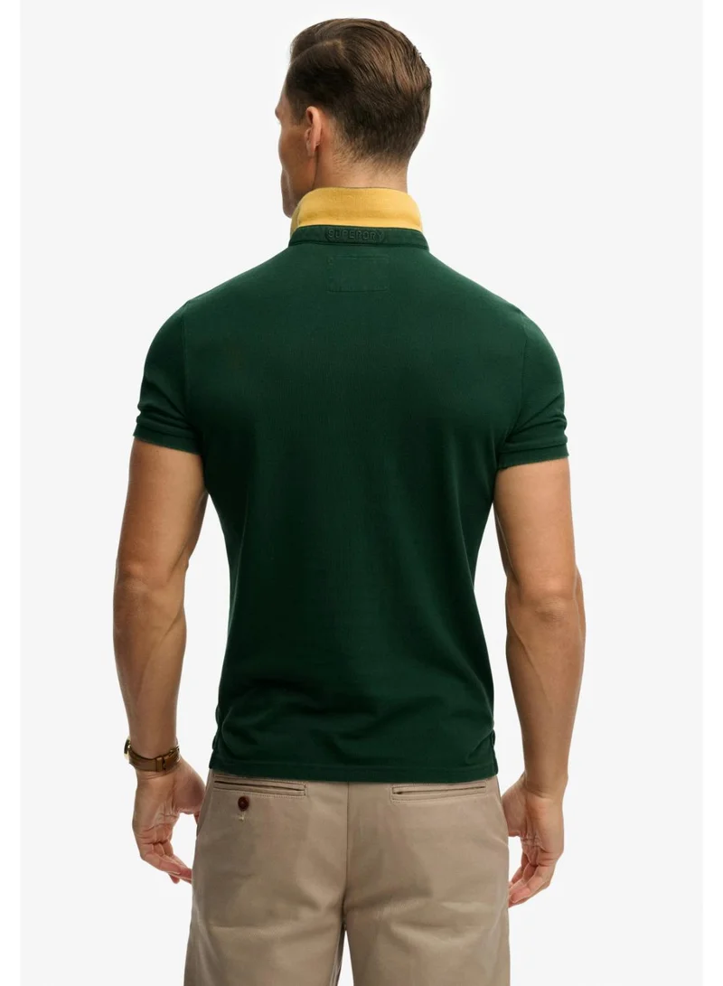 Superdry  Pique Monogram Polo Shirt for Men | Best Price UAE