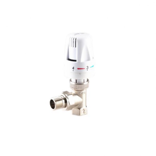 1/2" 3/4" 1" Brass Thermostatic Radiator Valve Straight Type Automatic Temperature Control Valve Floor Heating(1/2") - Image 2