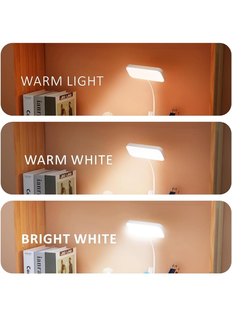 Rechargeable LED Desk Lamp with Pen and Mobile Phone Holder, Touch Control, Flexible USB Charging, 3 Color Modes - Image 4