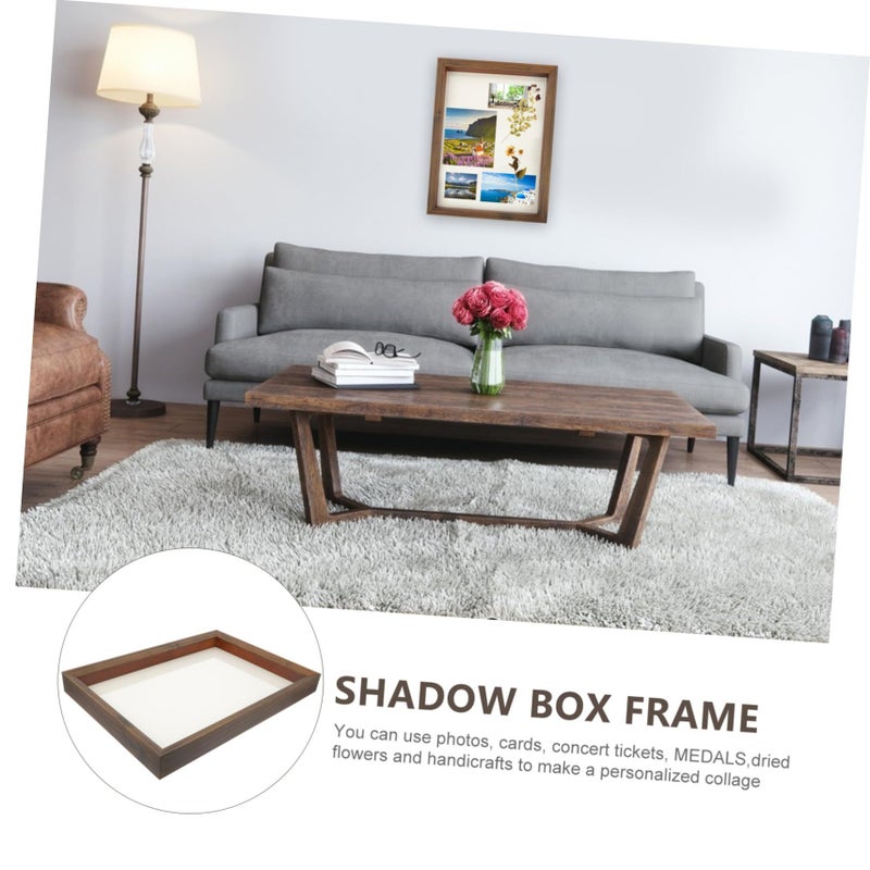 A3 Shadow Box Display Case For Dried Flowers Decor 45x33x4 5cm Photo Frame - Image 4