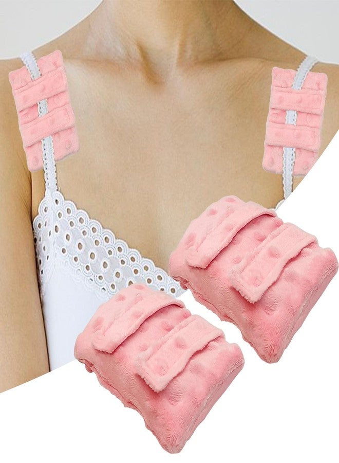 LYMOI 2 Pack Pacemaker Pillow for Bra, Chemo Port Pillow for Chemo Patients, Chemo Port Bra Cushion, Pacemaker Protector, Post Surgery Bra Strap Pads Heart Surgery Recovery Gift (Pink) - Image 1