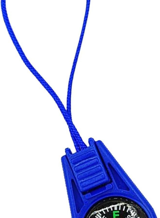 Blue Camping Hiking Pocket Compass Navigation Tool Outdoor Survival Mountaineering Pointer - Image 1