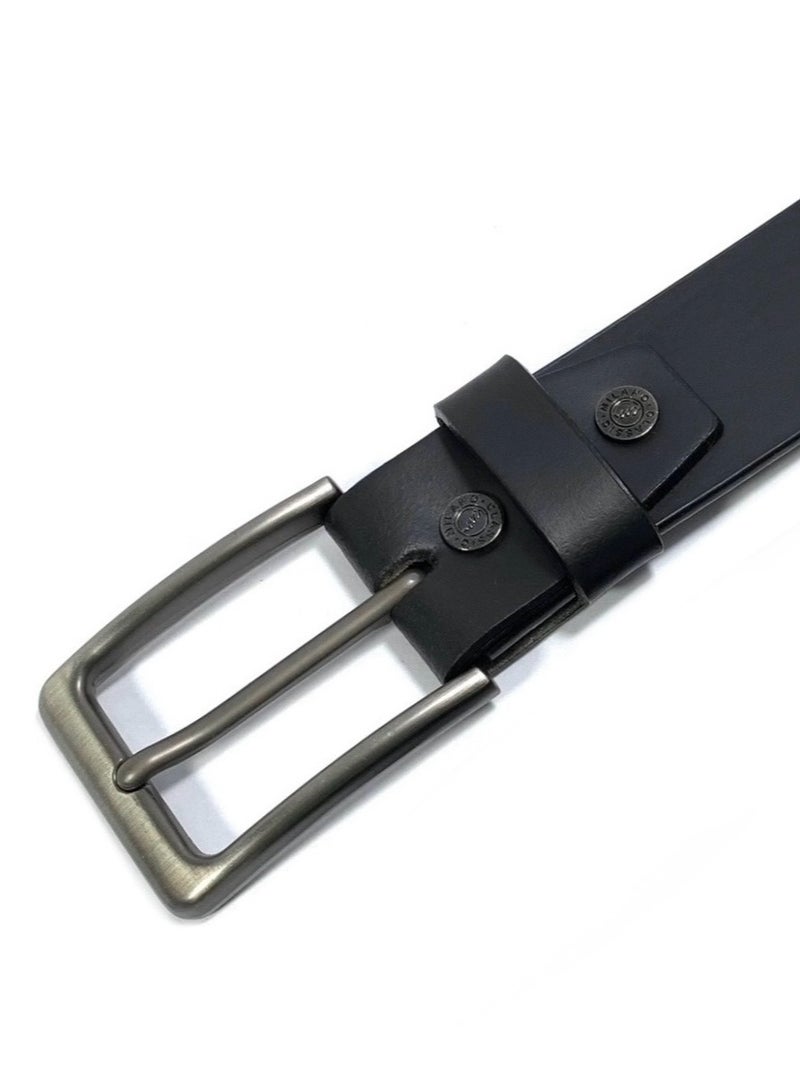 Classic Milano Genuine Leather Belt for Men – Formal & Semi-Casual Men's Belts | Stylish Party Wear Man Belt | Durable Leather Belt for Casual Outfits & Gifts - Image 3