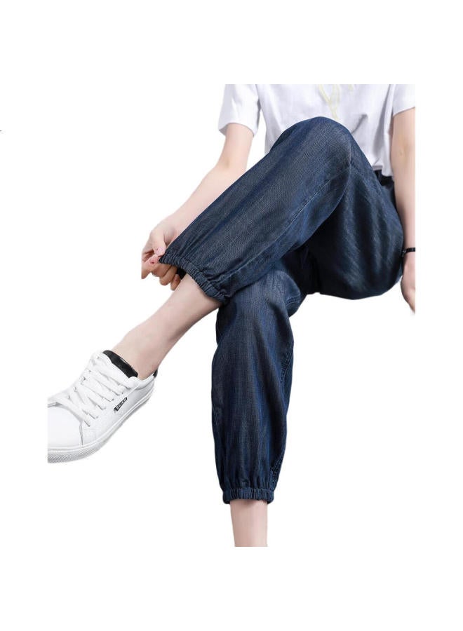 dme (Dme) 100% Recycled Cellulose Fiber Denim Summer High Waist Slim Fit Jeans Women - Image 3