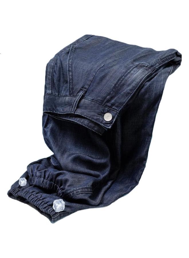 dme (Dme) 100% Recycled Cellulose Fiber Denim Summer High Waist Slim Fit Jeans Women - Image 1