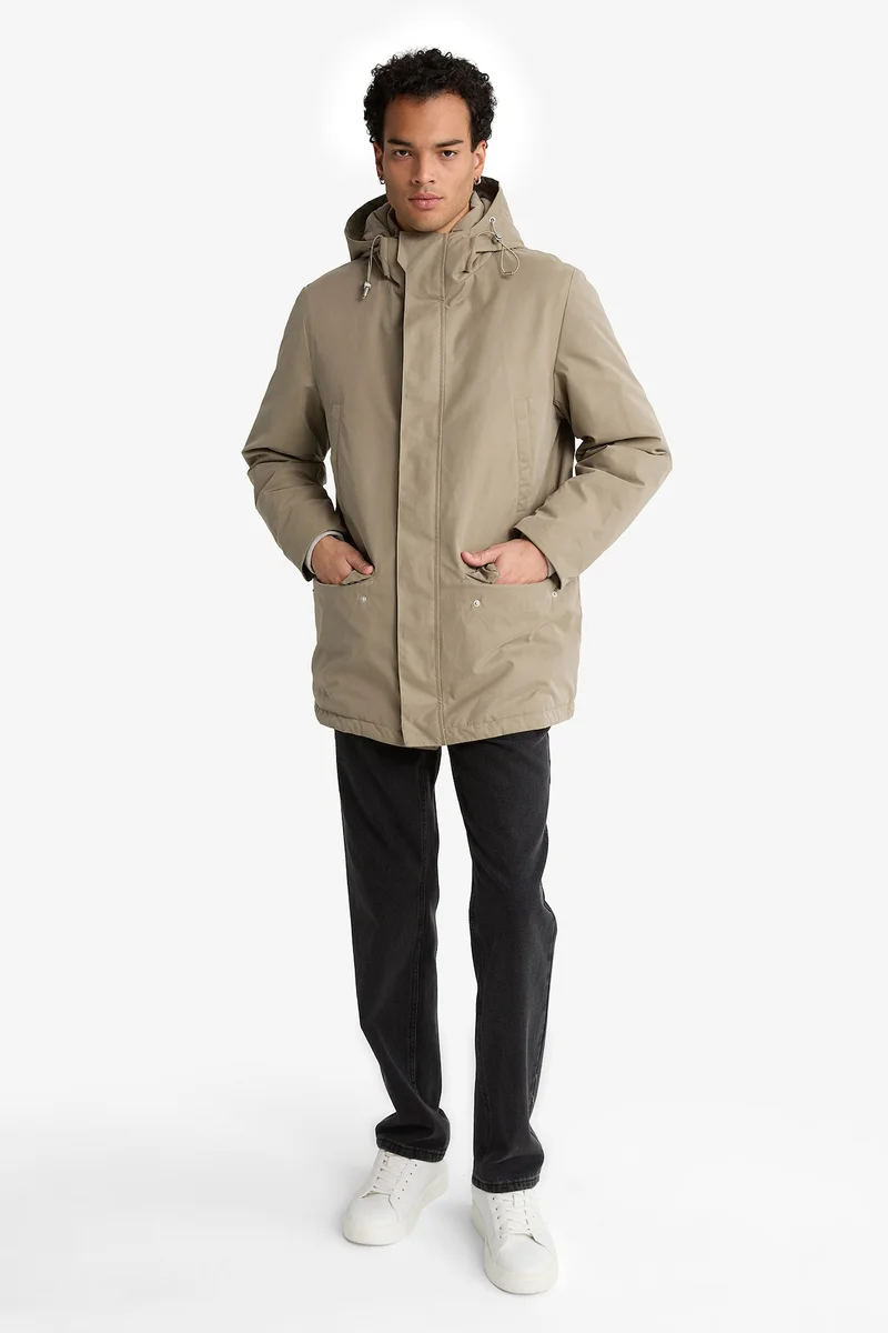 Defacto  Regular Fit Lined Puffer Jacket for Men | Best Price UAE