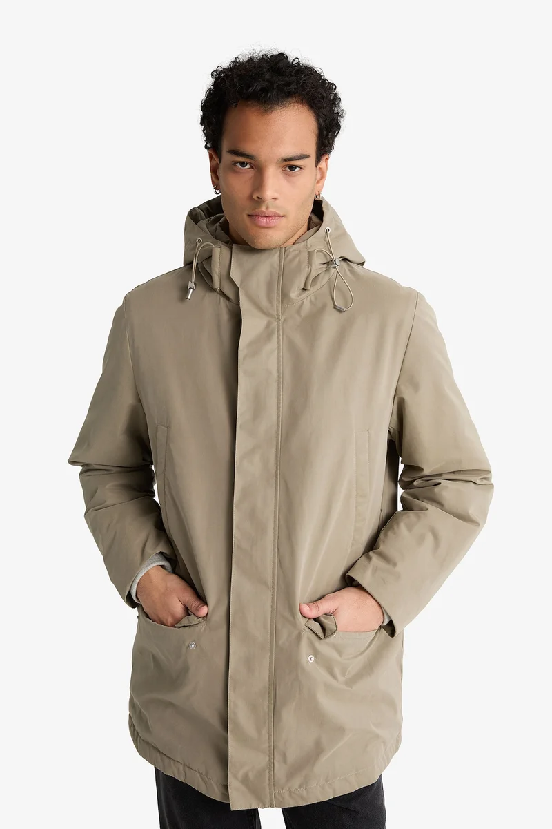 Defacto  Regular Fit Lined Puffer Jacket for Men | Best Price UAE