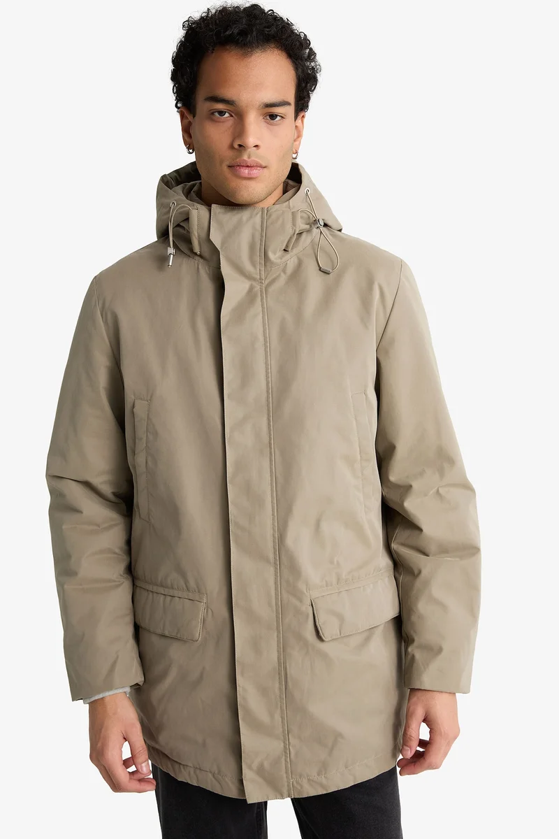 Defacto  Regular Fit Lined Puffer Jacket for Men | Best Price UAE