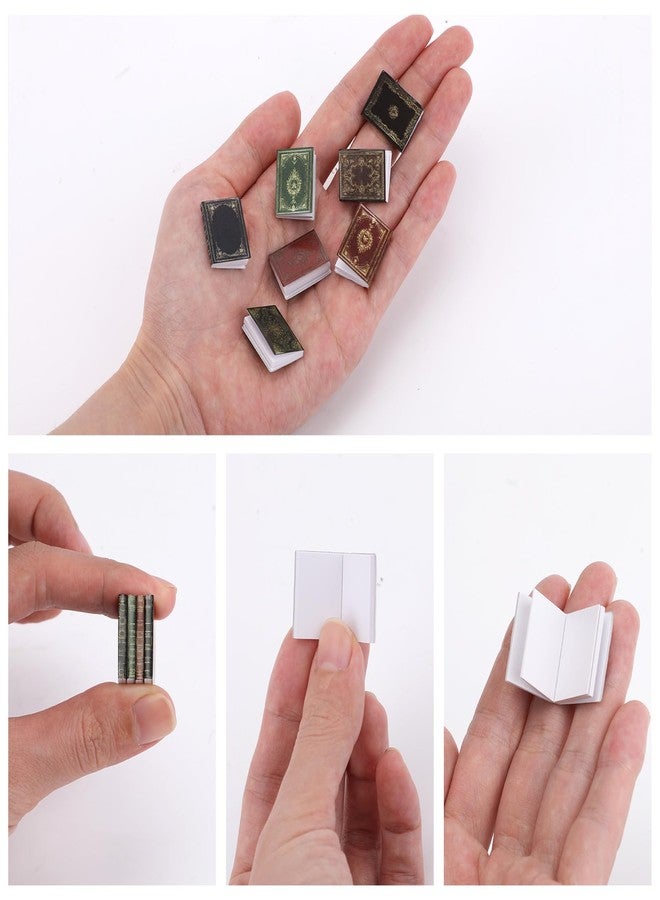 Gallipower 36pcs 1:12 Scale Mini Books,Miniatures Dollhouse Books,Assorted Timeless Miniatures Tiny Book for Dollhouse DIY Crafting Library Bookshelf Fillers Decoration Supplies Accessories(Retro Style) - Image 3