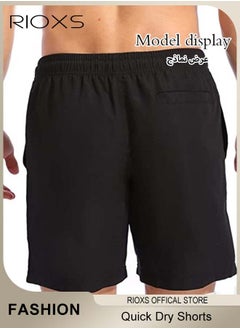 Men's Casual Sport Shorts, Quick Dry Beach Shorts, Elastic Waist Short Pants With Pockets And Mesh Lining, Men Swim Trunks, Solid Bathing Suit, Drawstring Walkshorts For Men - pzsku/ZAD957244E0E58E1E3E6CZ/45/_/1736324850/d15b5ded-7e02-4cd6-870c-9ac40883c448