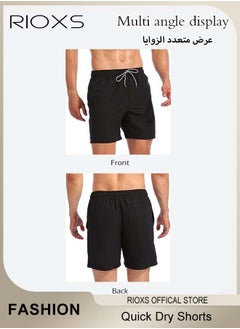 Men's Casual Sport Shorts, Quick Dry Beach Shorts, Elastic Waist Short Pants With Pockets And Mesh Lining, Men Swim Trunks, Solid Bathing Suit, Drawstring Walkshorts For Men - pzsku/ZAD957244E0E58E1E3E6CZ/45/_/1736324870/ce4841d5-3892-4c98-8c3a-660c9ff32a6c