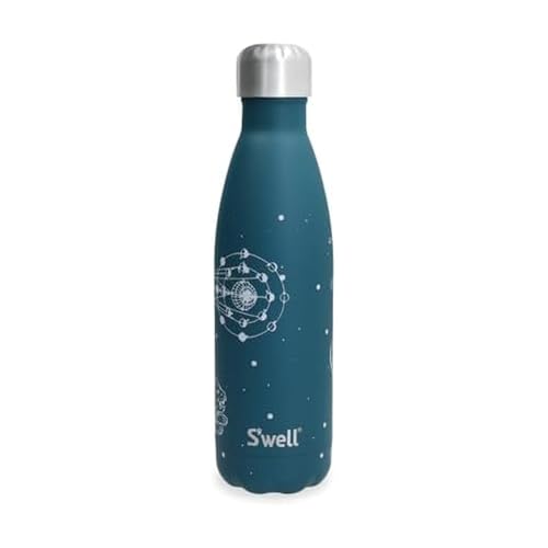 S'well Stainless Steel Water Bottle 17 ounces Celestial Green Triple Layered Vacuum Insulated Containers Keeps Drinks Cold for 36 Hours and Hot for 18 Perfect for On the Go - Image 1