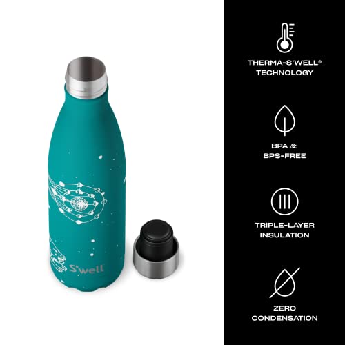 S'well Stainless Steel Water Bottle 17 ounces Celestial Green Triple Layered Vacuum Insulated Containers Keeps Drinks Cold for 36 Hours and Hot for 18 Perfect for On the Go - Image 3