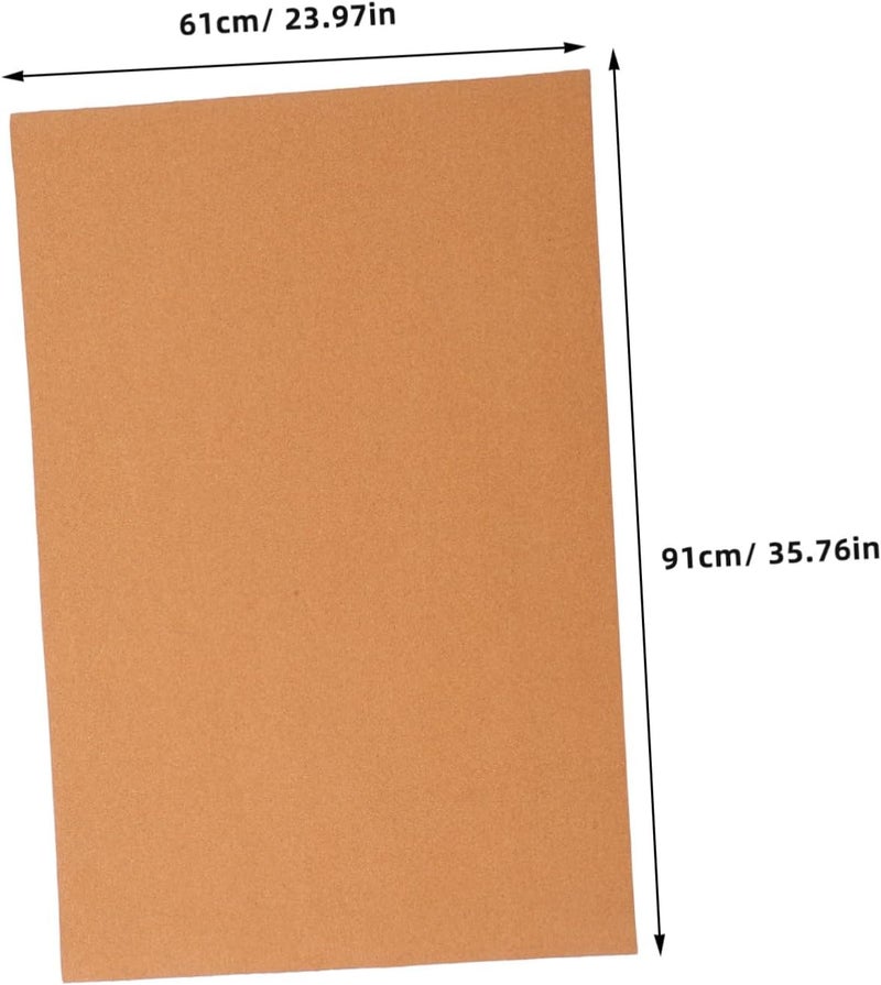 Gadpiparty Decorative Cork Bulletin Board Sheet for Photos and Notes Multi-Purpose Cork Wall Tiles Stylish Reminder Board for Easy to Install - Image 2