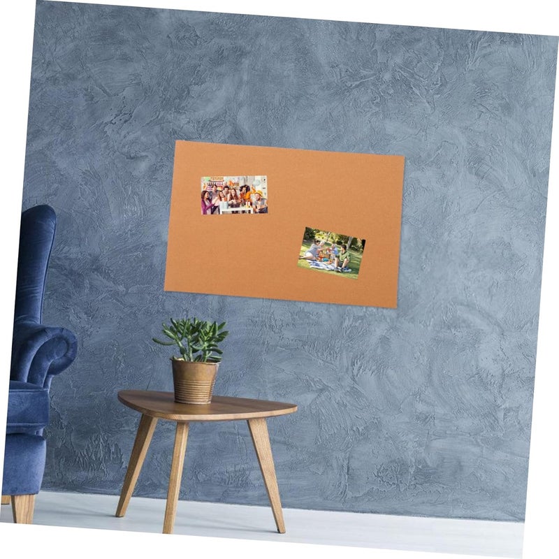 Gadpiparty Decorative Cork Bulletin Board Sheet for Photos and Notes Multi-Purpose Cork Wall Tiles Stylish Reminder Board for Easy to Install - Image 5