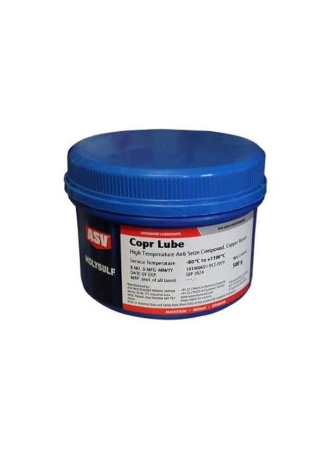 MOLYSULF ASV Copr Lube Copper Based Antiseize 500g