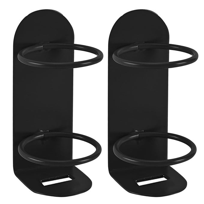 2 PACK ELECTRIC TOOTHBRUSH HOLDERS STICK ON THE WALL ELECTRIC METAL TOOTH BRUSHING HOLDER WALL MOUNTED BATHROOM ORGANIZER