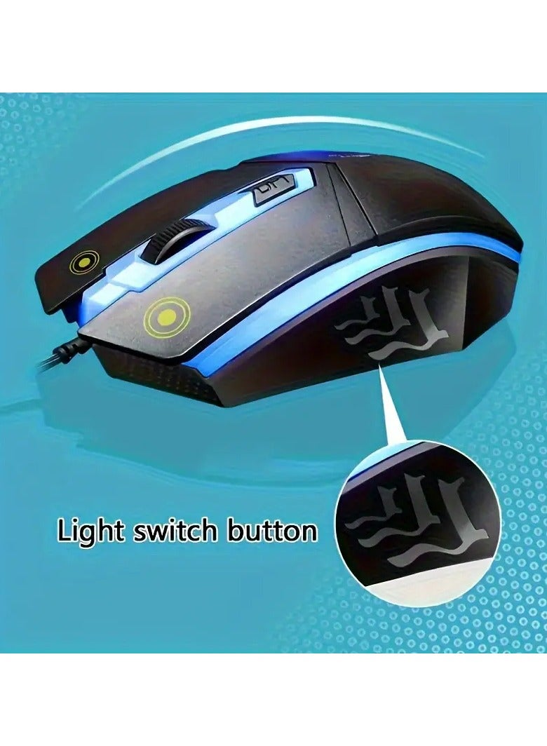 DubaiGallery G21 USB Wired 104 Buttons Mechanical Feel Keyboard And LED Mouse Set - Image 4