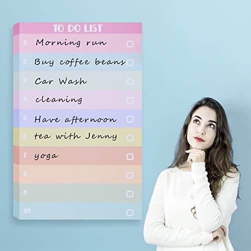 Sinmoe 300 Sheets to Do List Notepad Daily Checklist Sticky Notes Cute Undated Memo Pad Color Block to Do Note Pad Weekly Plan Agenda and Organizer Planners for College(Classic Style,3.14 x 5.11 Inch) - Image 3
